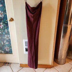 NWOT Banana Republic Cowl Neck Satin Slip Dress